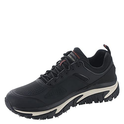 Skechers Uomo Relaxed Fit: Arch Fit Road Walker - Recon Sneaker In Nero, Taglia 40 - 5