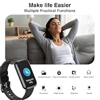 Fitness Tracker, Smart Watches for Women Men with 24/7 Heart Rate/Blood Pressure/Blood Oxygen Monitor, Sleep Tracker, Calories&Step Counter, IP68 Waterproof Health Activity Trackers for Android&iPhone — image 5