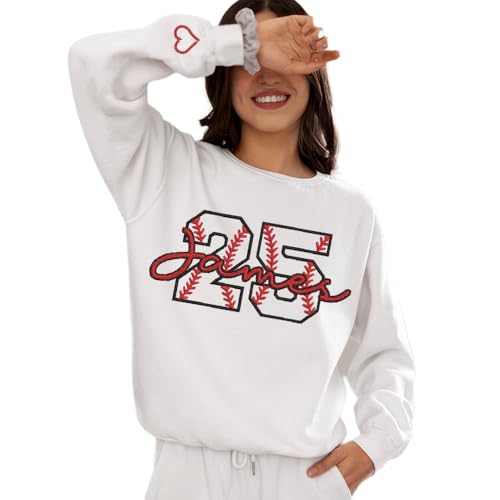 Personalized Embroidered Baseball Sweatshirt With Names On Sleeve, Baseball Mama Shirt, Baseball Player Gifts, Baseball Team 9