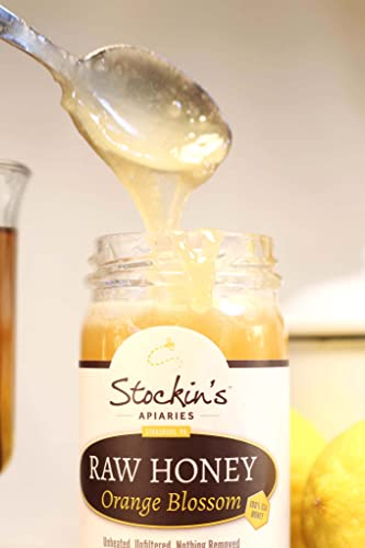 Miel de Flor de Naranja Cruda Stockin's Apiaries 35.2 Fl Oz miniatura 4