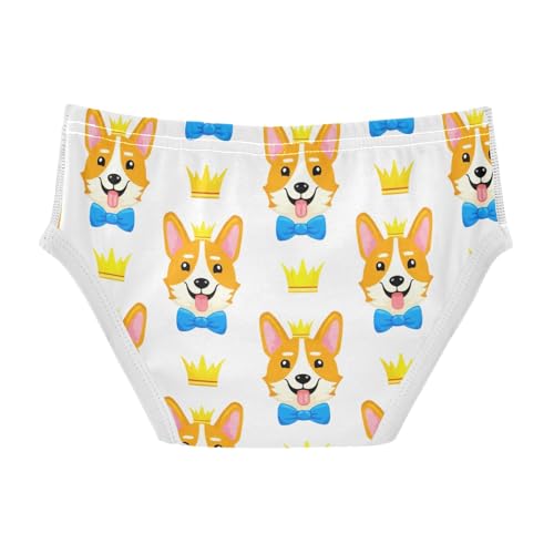 ODAWA Cute Dog Blue Bow Ties Underwear Briefs, 2T Underwear Boys2