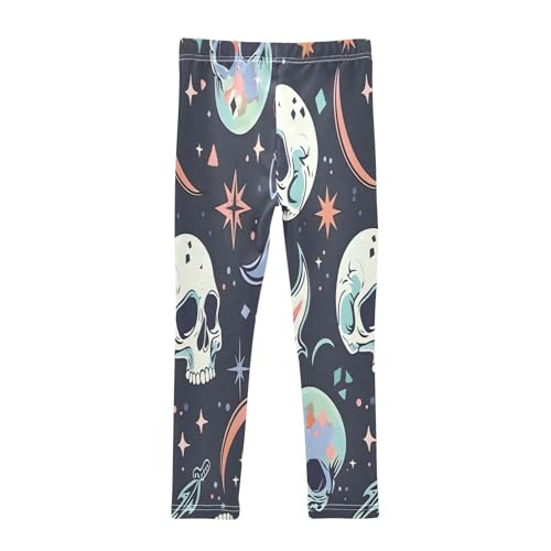 Toddler Girls Leggings Printed Yoga Pants Leggings Skull Head Magic for Kids2