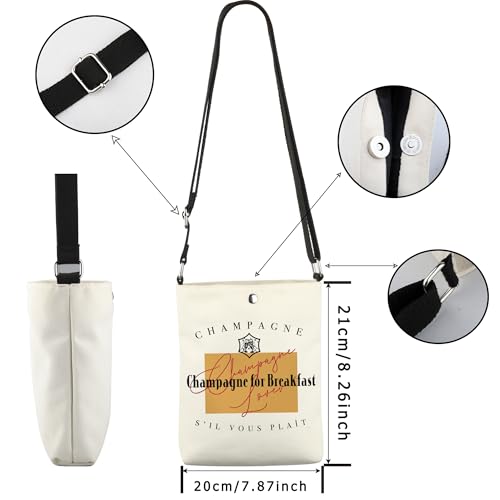 WCGXKO Vous Plait Crossbody Bag French Cockktail gift Mimosa breakfast for champions2