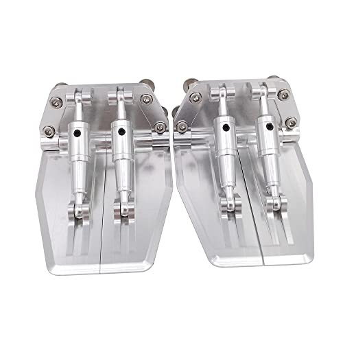 KEEYOODOK RC Boat Trim Flaps Simulate Trim Tabs 68mm*57mm for Nitro Methanol Gasoline RC Racing Boat...