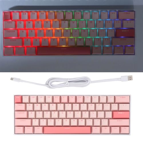 Teclado Mecánico ciciglowvqanp254hw 60% RGB Bluetooth miniatura 6