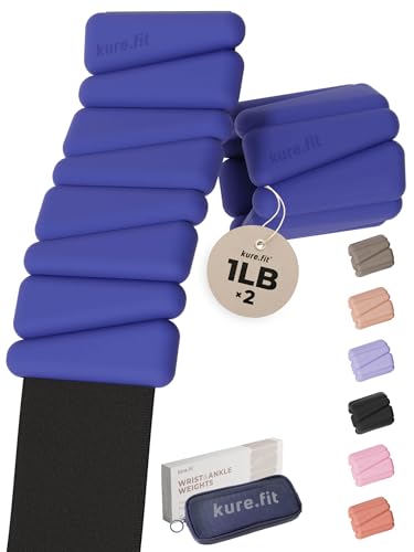 Image of Pilates Weight | Wrist & Ankle Weights for Women | Weighted Bangles | 1LB / 2LB Each (Set of 2)