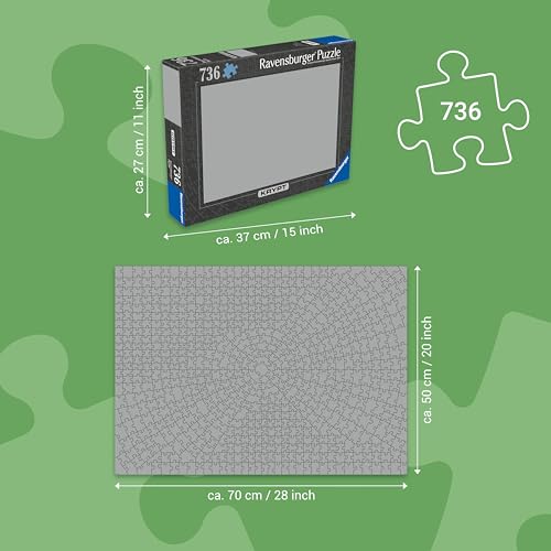 Puzzle 736 pièces : Krypt Puzzle : Ravensburger France - vue 4
