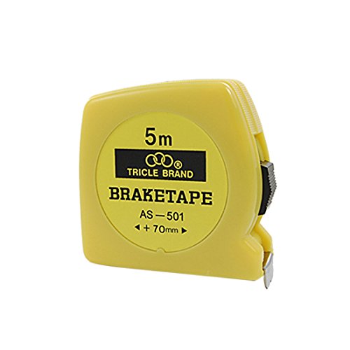 Aexit Yellow Plastic Tools & Home Improvement Housing Self Retracting Steel Tape Tape Measures Measure 5M