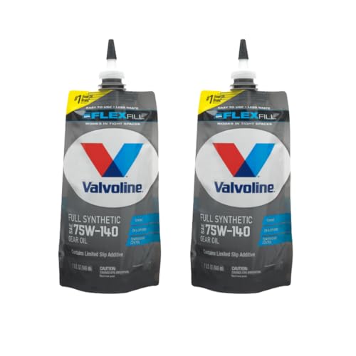 Gear Oil | 2 Pack Special | 1 Quart Each | SAE 75W-140 | Syntheti...