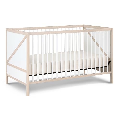 Suite Bebe Pixie Zen 3-in-1 Crib in Washed Natural/White