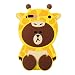 Artbling Case for iPhone 7 Plus 8+ Silicone 3D Cartoon Animal Cover,Kids Girls Cool Fun Lovely Cute Bear Cases,Kawaii Soft Gel Rubber Unique Character Protector for iPhone7 8Plus (Yellow Giraffe)
