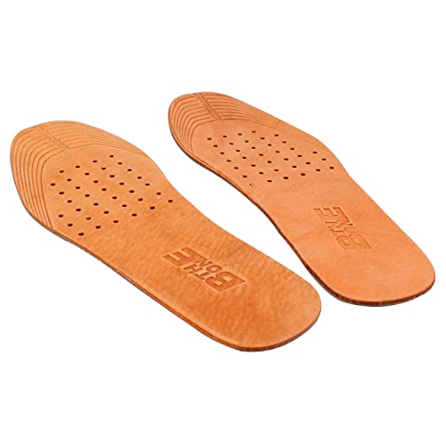 Image of Absorbent Ultra Thin Pigskin Leather Insoles for Stinky Feet-Foot and Shoe Odor Inserts for Shoes-Cinnamon Inserts and Flats for Sweaty Feet and Hyperhidrosis (16 Pair (Pack of 1))