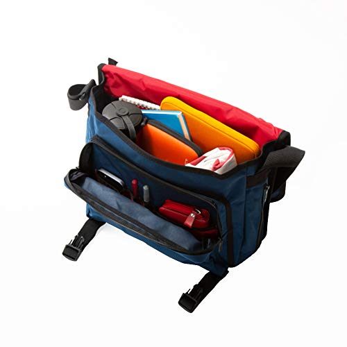 Manhattan Portage Europa Bag (Md) Navy With Adjustable Strap Water Resistant Zippered Compartment 1000D Cordura For Work College Travel School #TOP5