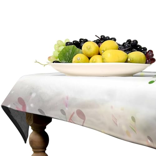 Nappe rectangulaire en lin résistante aux taches pour protéger votre table