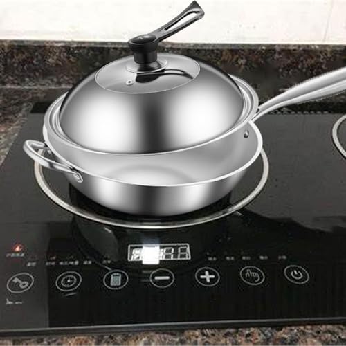 Wok de Acero Inoxidable con Tapa 32 cm miniatura 5