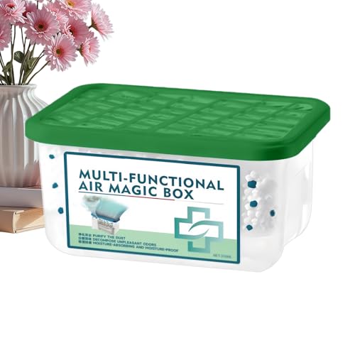 Caja elimina polvo interior | Refrescante ambiental perfumado – Purificador de aire automático aspira polvo, para casa, baño, armario, coche, zona de animales, dormitorio de, cocina
