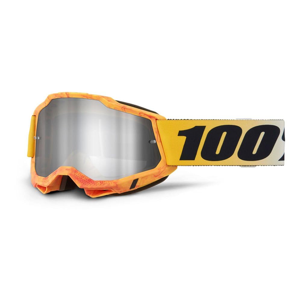 100%, ACCURI 2 Goggle Razza – Mirror Silver Lens, Adult