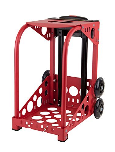 ZUCA Obsidian Sport Insert Bag with Red Frame, and Special Set of 5 Packing Pouches + Toiletry Bag Bundle