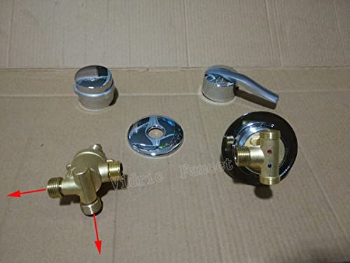 Ensemble de robinet de douche 2 voies mécanique pour mélangeur de salle de bain