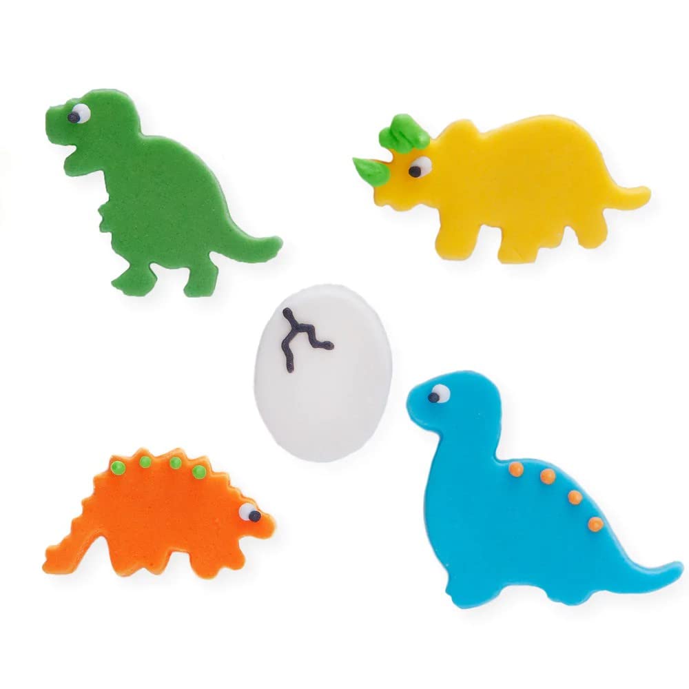 Anniversary House Baby Dino Sugarcraft Toppers, Ranging from 2 - 4cm (0.8 - 1.6")