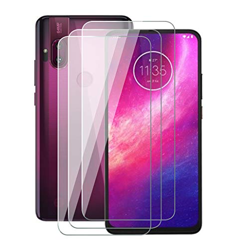 Cristal Templado Protector de Pantalla para Motorola One Hyper (6.50'), [3 Pack] Dureza 9H Alta Definición Protector de Pantalla Screen Protector Film