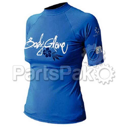 Body Glove 1210wxsbb Basic Womens Short Sleeve Lycra Rash Guard Xs Blue Rashguard
