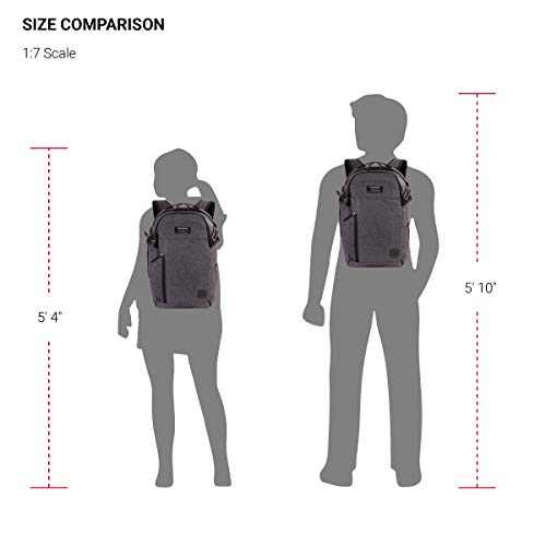Image of SwissGear Hybrid Travel Laptop Backpack, Heather Grey, 18-Inch