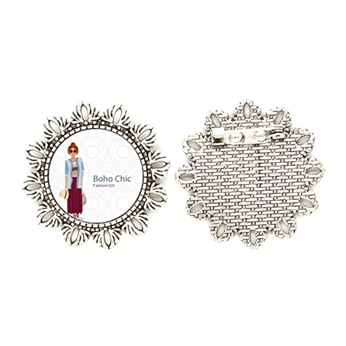 Broche de plata de flores Bohe Wind el regalo ideal de aniversario
