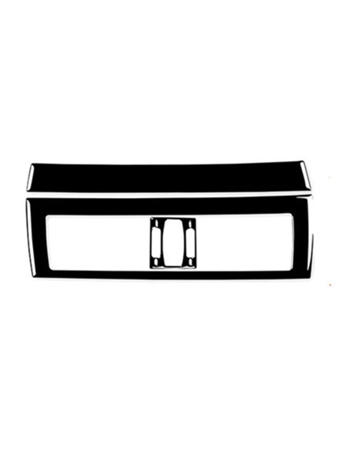Button Trim Compatible with BMW 6 Series E63 E64 2004-2010 Piano Black Stickers for Car Dashboard Center Console Gear Shift Panel and Air Vents(Type 6)