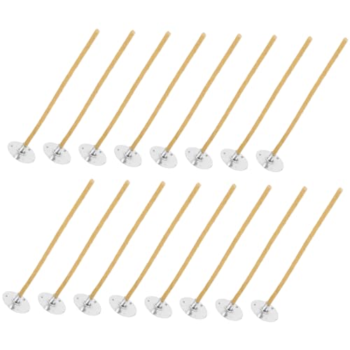 100 piezas de mechas trenzadas para velas con base