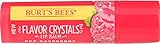 Burt's Bees Flavor Crystals 100% Natural Lip Balm, Red Raspberry with Beeswax & Fruit Extracts - 1 Tube,0.16 ounce