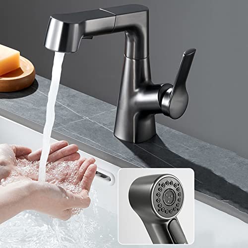 Robinet de salle de bain monotrou noir mat de qualité supérieure - 5