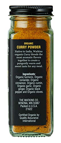 Image of Watkins Organic Curry Powder, 2.6 Ounce Jar, 3-Pack