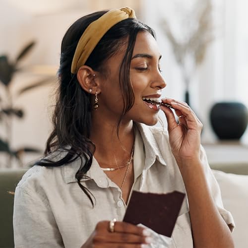 THE GOOD CHOCOLATE – Ginger Dark Chocolate Bars with Zero Sugar & Lower Net Carbs – Keto Chocolate Bar with Lower Calories, All Natural and Non-GMO Keto Snacks, 2.5 oz (2 Bars Starter Pack)