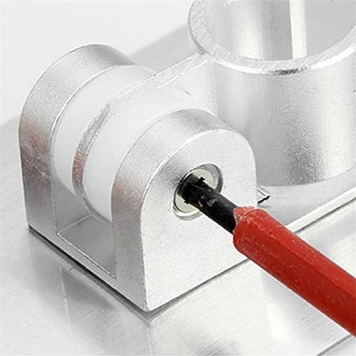 Support de douche universel réglable en ABS chromé pour barre de salle de bain