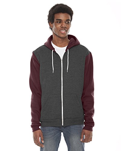 American Apparel Flex F497w sweatshirt à capuche de haute qualité en polaire durable