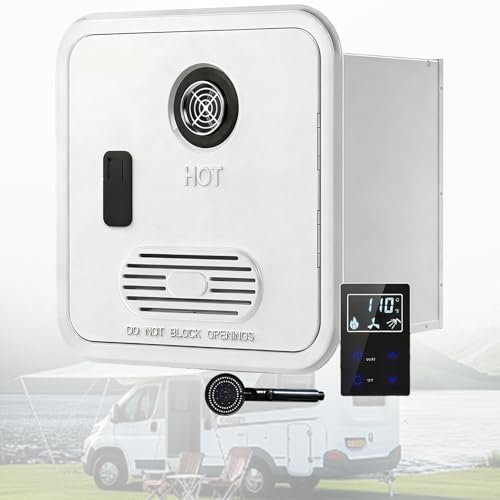 Calentador de agua a gas sin tanque, salida de alta BTU con control de temperatura, para aplicaciones de RV y vida móvil