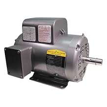 Baldor L1322T General Purpose AC Motor, Single Phase, 145T Frame, Open Enclosure, 2Hp Output, 1725rpm, 60Hz, 115/208-230V Voltage