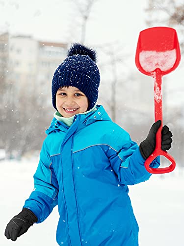 Kids Snow Gloves Winter Ski Mittens Warm Thicken Comfortable Gloves Breathable Thick Windproof Gloves With Adjustable Buckle For Boys And Girls Kids (Black, Pink,5-10 Years) #TOP5