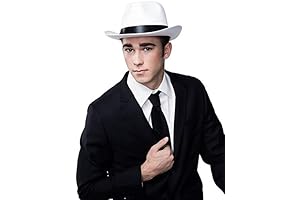 Fedora Brim Felt Church Hat for Men and Women