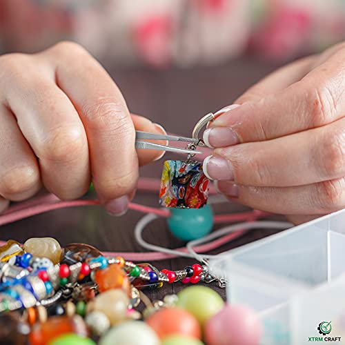 Xtrm Craft XC01THUSTR015 Thumb Dressing Forceps, Mulipurpose Tweezer Stainless Steel thumb #6