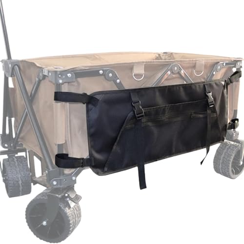 Sac de rangement pour chariot de pique-nique avec poches latérales de grande capacité - 2