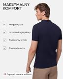 DANISH ENDURANCE Koszulka Polo dla Mężczyzn, 1 lub 2-Pak, Granatowy, XXL