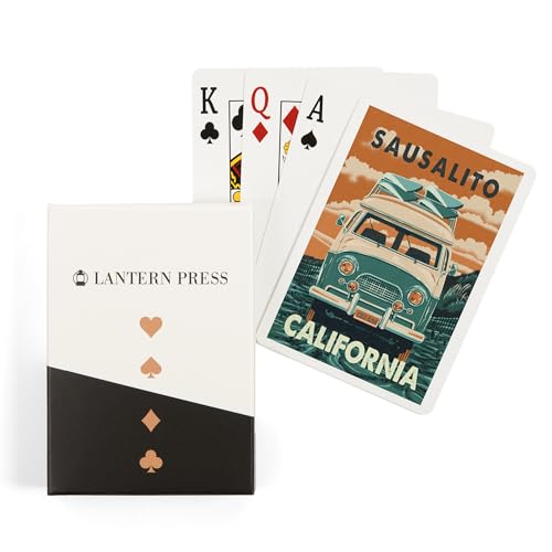 Baraja de cartas de poker Sausalito, 52 cartas