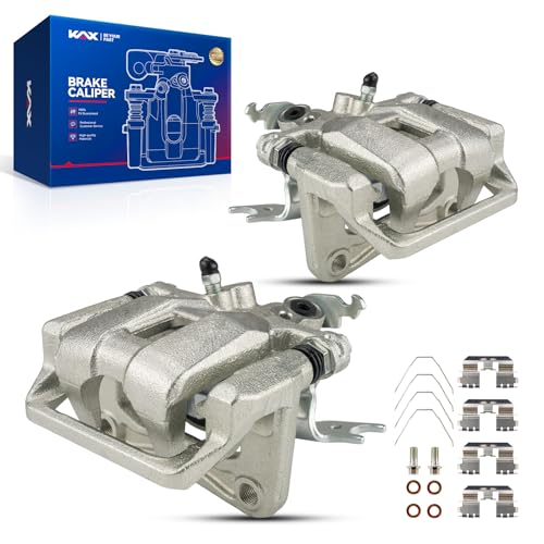Image of KAX Disc Brake Caliper Assembly For Honda Accord 2008 2009 2010 2011 2012, Acura TSX 2009 2010 2011 2012 2013 2014, Rear Left and Right, Driver and Passenger Side, 2pcs