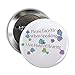 CafePress Hard Of Hearing Flowers 2.25 Button 2.25