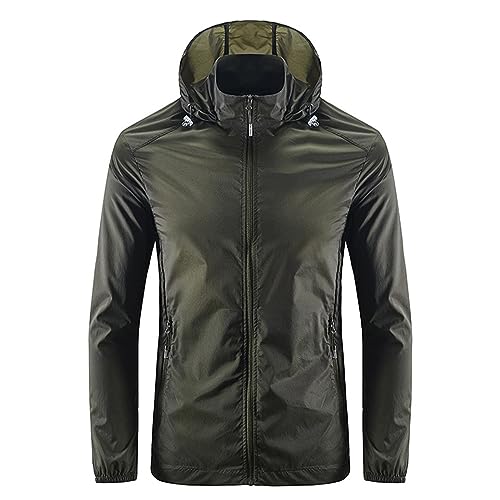 Herren Sommer Haut Licht Atmungsaktive Eis Seide Sonnenschutz Kleidung...