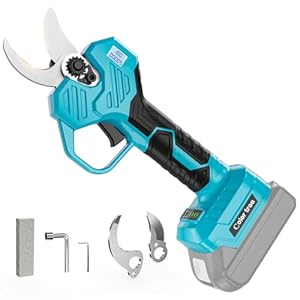 color tree Akku Astschere für Makita 18V: Akku Gartenschere 40mm Schnitttiefe Kapazität, Akku-Astschere mit LCD-Display &SK7-Stahlklingen Für Zweige, Sträucher und Stämme