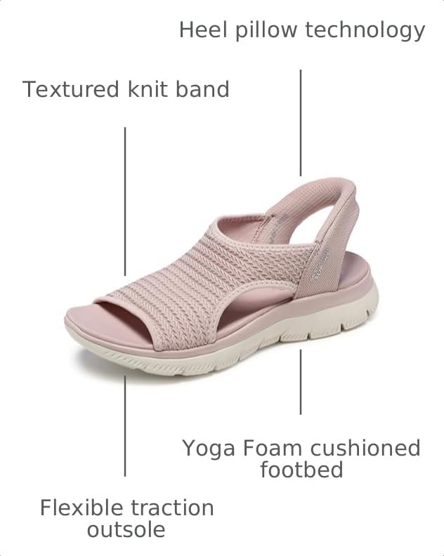 Image of Skechers Women's Summits Sweetly Evolved Hands Free Slip-ins H-Band Sandal