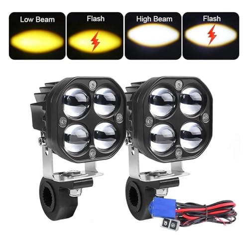 Foco para motocross de alta intensidad con lámpara cabeza flash 12V 24V 2